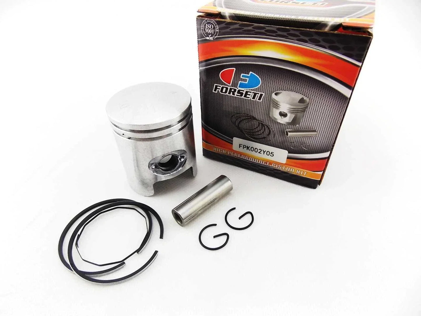 1. 1.00mm O/S Piston Kit with Rings & Clips for YAMAHA PW50 (1981-2024)