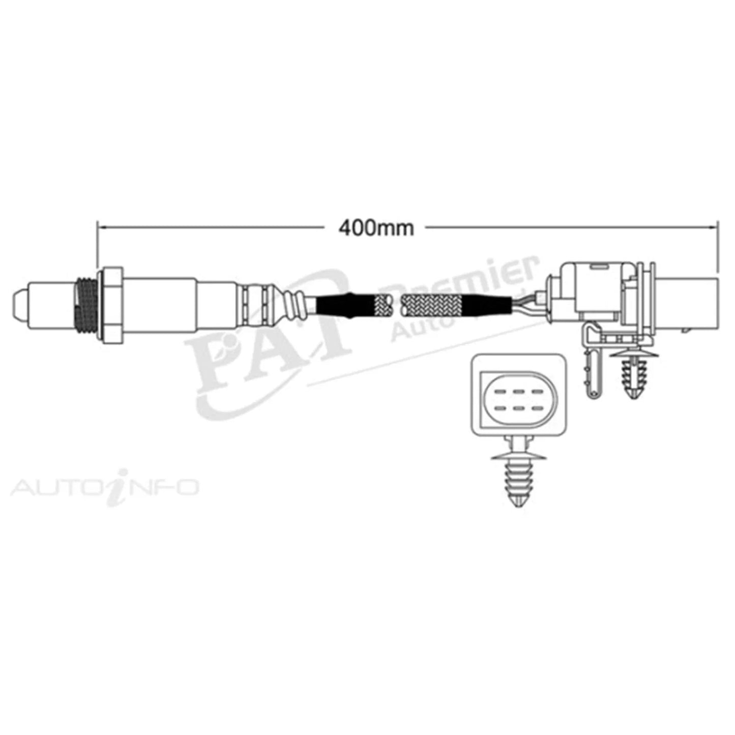 RH Pre Cat Oxygen O2 Sensor for Audi Q7 V6 3.6L BHK (2006-2010)