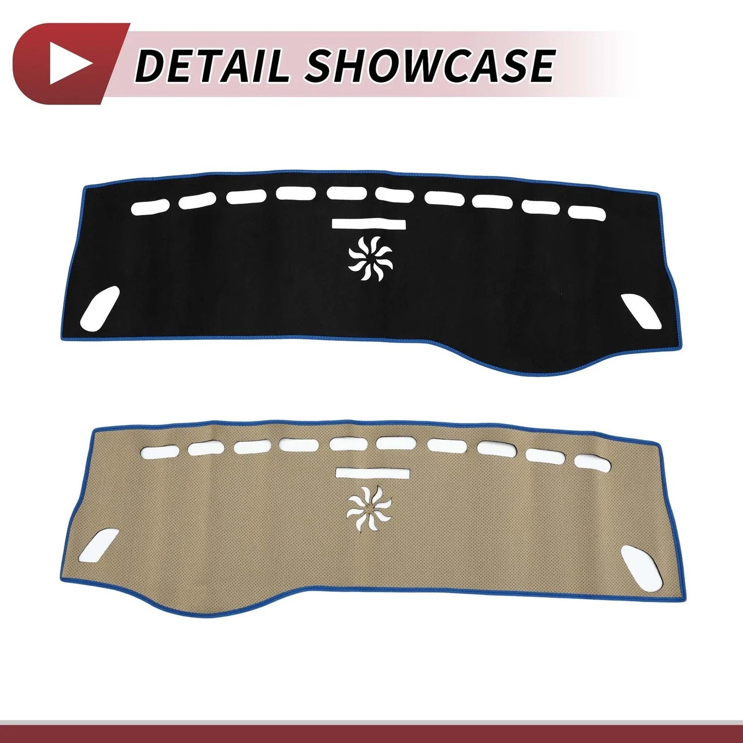 Dashboard Cover Mat for Mercedes CLA 2013-2019 Sun Protector Pad Black Blue