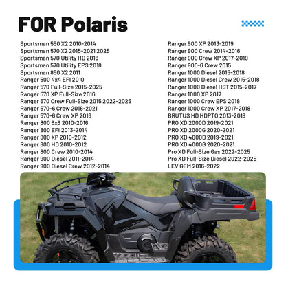 2x Tailgate Slam Latch for Polaris Pro XD Full-Size Gas Diesel (2022–2025)