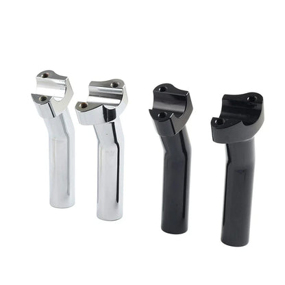 5.5" CNC Pullback Handlebar Risers for Harley Dyna Softail Sportster (2004-2023)