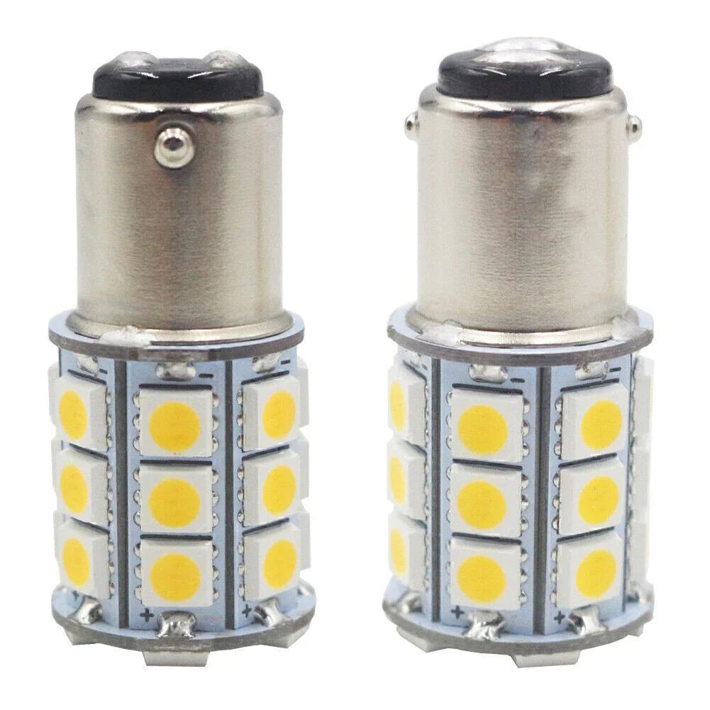27 x SMD BA15D Red Bulbs for Cabin Marine Boat Interior Lights