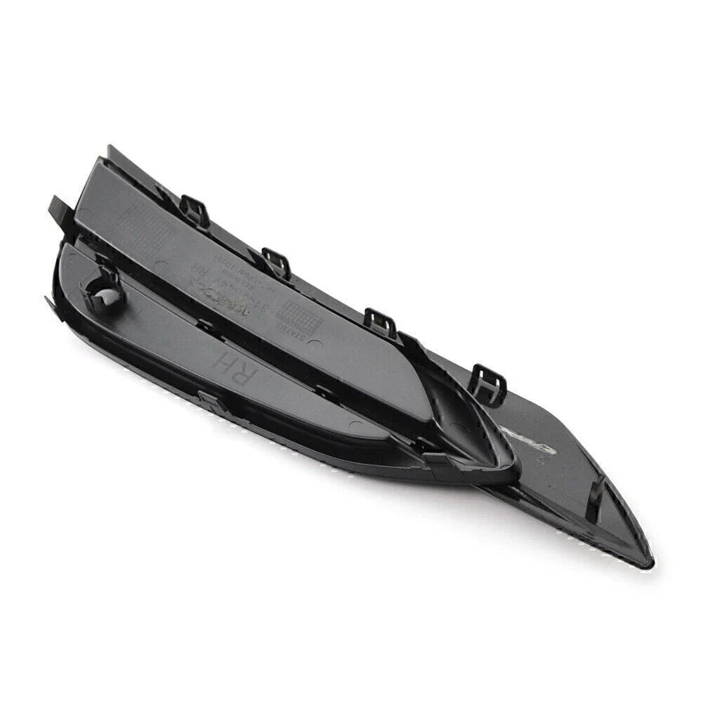 New Black Right Side Front Bumper Fog Light Grille for Volvo S90 V90 (2016-2019)