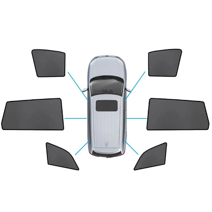 Magnetic Mesh Sun Blind Shades for Audi Q7 2006-2015 (Front/Rear)