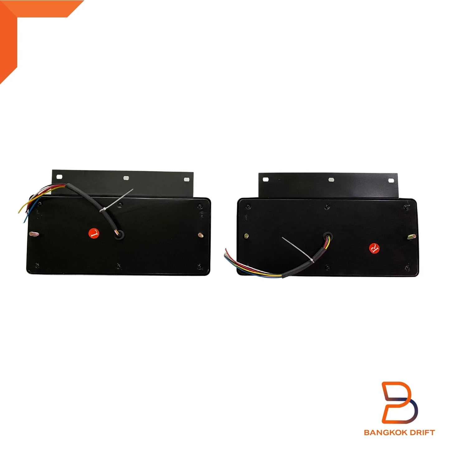 PAIR LED TAIL LIGHTS ROCK GUARD for ISUZU ELF NPR NHR NLR TRUCK