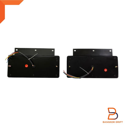 PAIR LED TAIL LIGHTS ROCK GUARD for ISUZU ELF NPR NHR NLR TRUCK