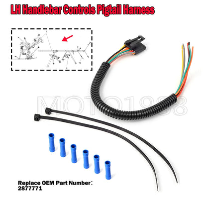 LH Handlebar Harness for Polaris Sportsman 400 500 600 (1999–2006)