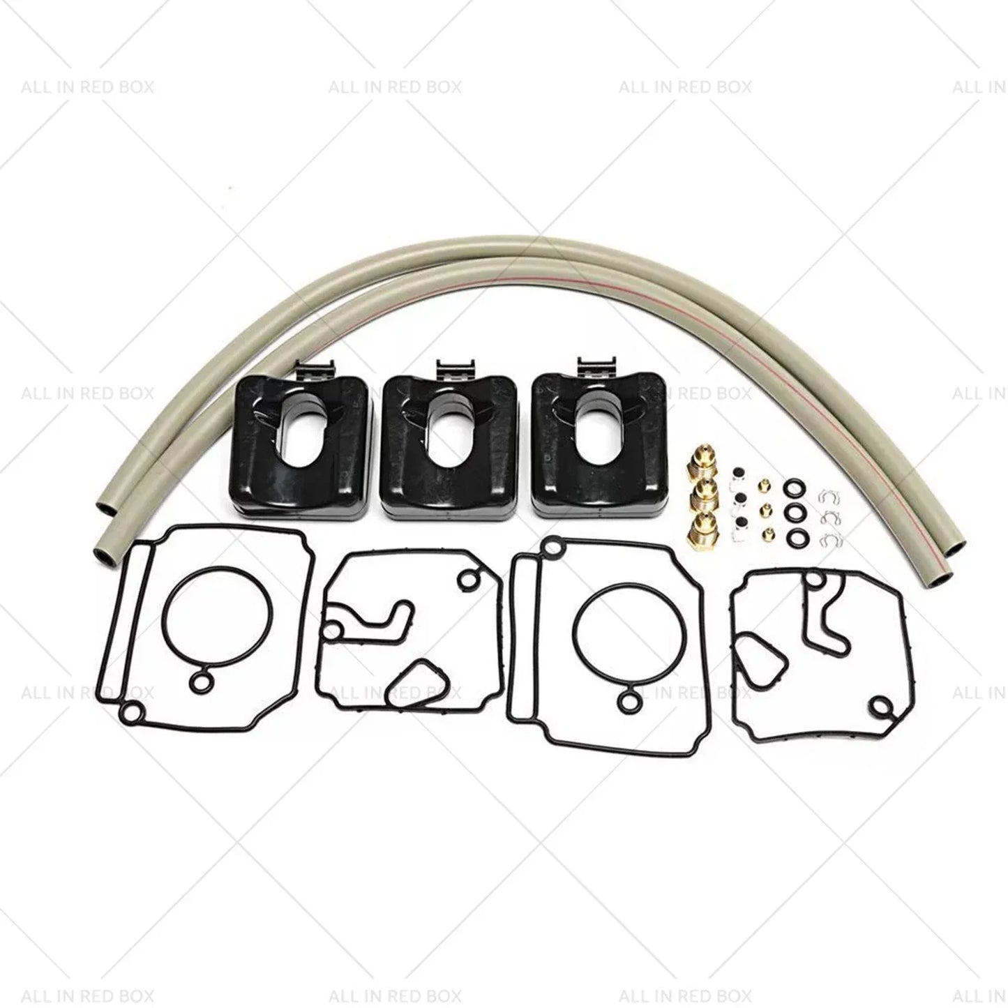 3 x Carburetor Rebuild Kit for Yamaha 2-Stroke 40/50HP Outboard Motor