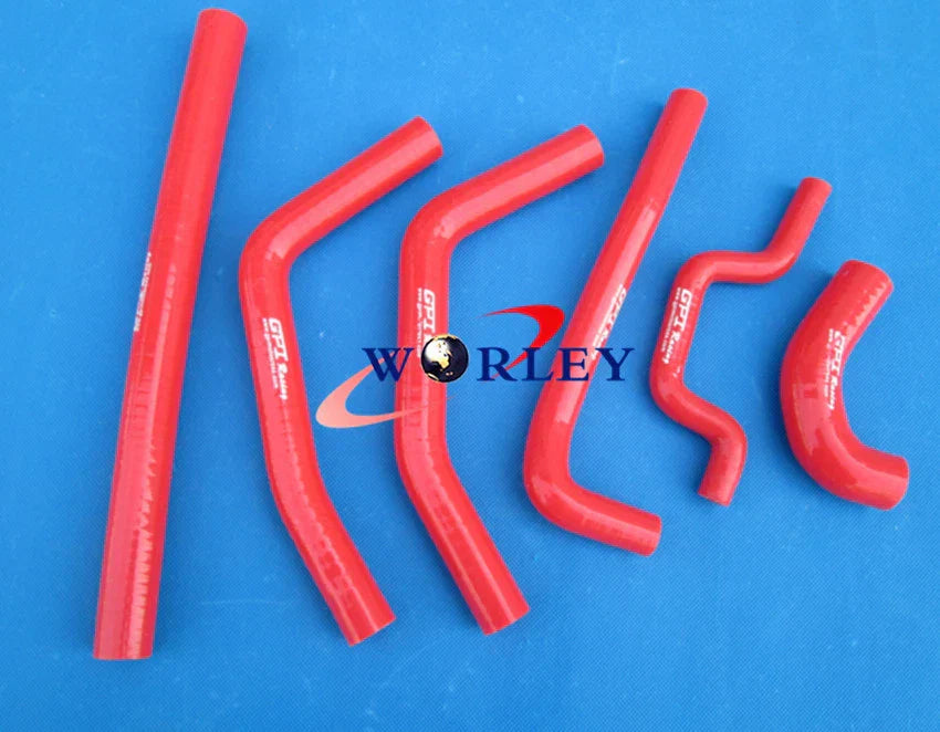 Silicone Radiator Hose for Kawasaki KXF250 KX250F 2009-2014 ( RED)