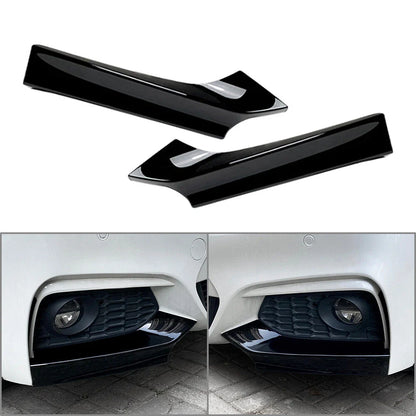 Front Bumper Side Air Vent Splitter Lip for BMW 2 Series F22 F23 M Sport (14-22)