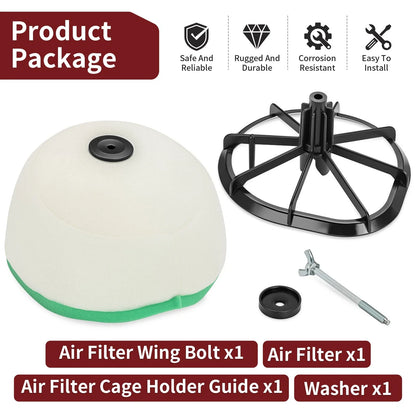 Air Filter Cage Holder Guide & Bolt for Suzuki RM125 RM250 (2001–2008)