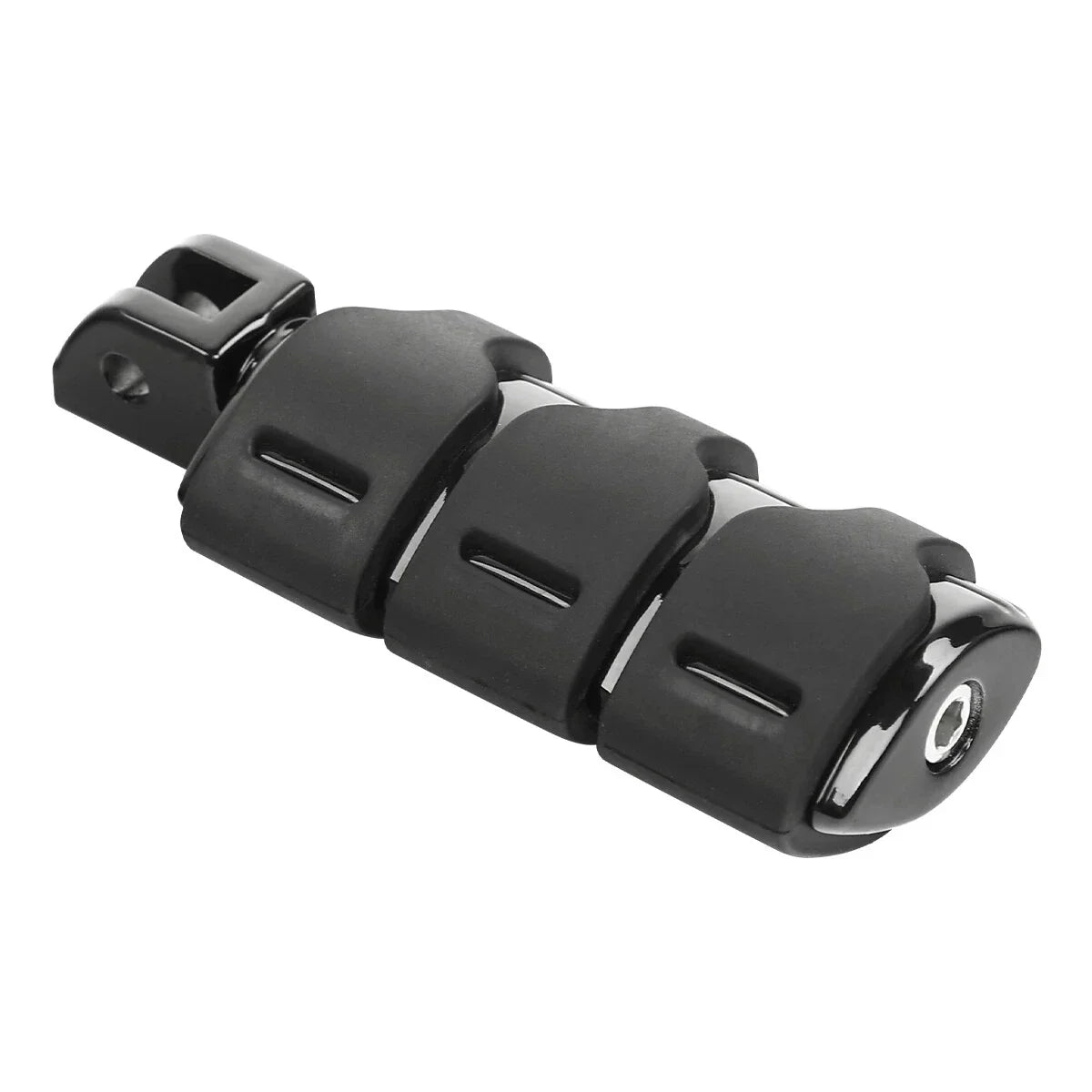 Black Front Rider Driver Footpeg Pegs for Harley Softail Low Rider (2018-2025)