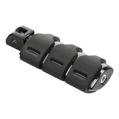 Black Front Rider Driver Footpeg Pegs for Harley Softail Low Rider (2018-2025)