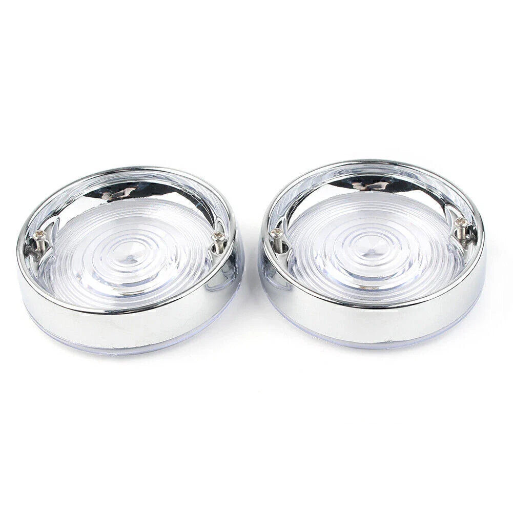 Clear Turn Signal Bezels Lens Covers for Harley Touring Road King (2009-2023)