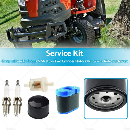 Service Kit for Briggs & Stratton Two Cylinder Motors & Husqvarna Mowers