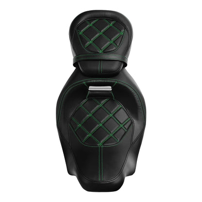 Rider Driver Passenger Seats for Harley Touring CVO Street Glide (2009-2023)