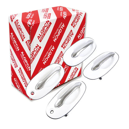 4 x White Sliding Door Handles for Kia Carnival (1999-2005)