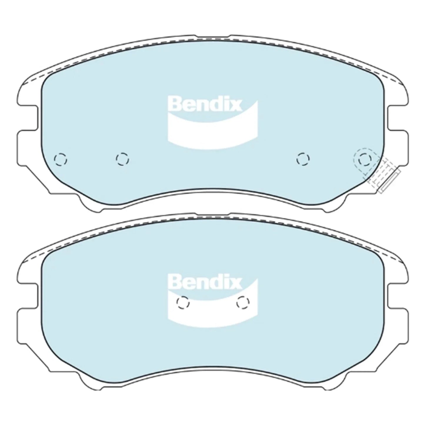 GCT Front Disc Brake Pads Set for Kia Optima (2004-2006)