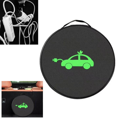 Car Charging Cable Storage Bag for RV and Caravan Accessories