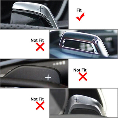 Steering Wheel Shift Paddle Extensions for Audi RS3 RS4 RS5 R8 TT RS (2011-2023)