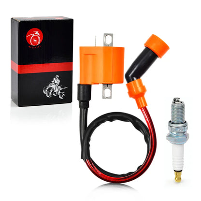 Ignition Coil & Spark Plug for Yamaha Warrior YFM350 (1989–2004)