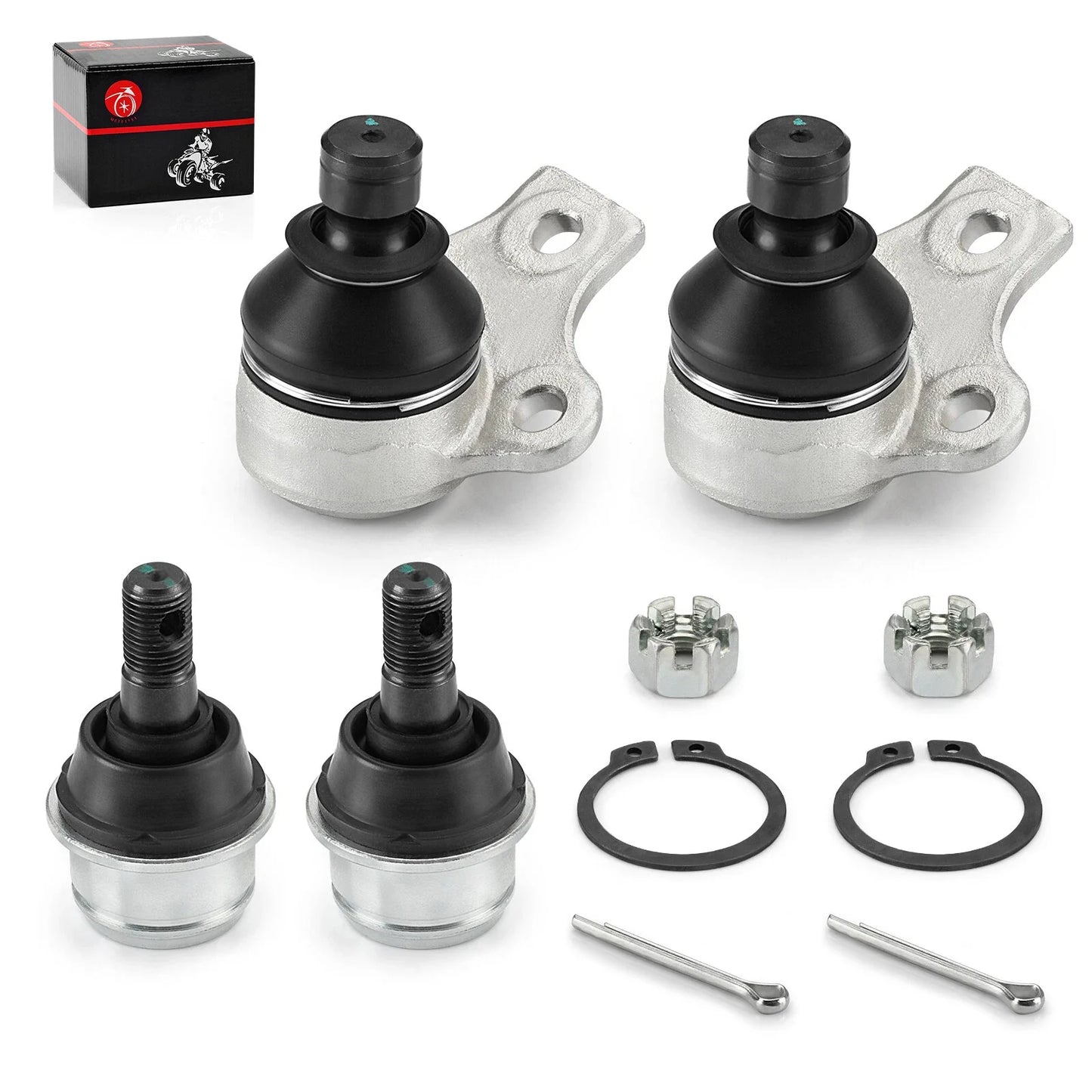 2 x Upper + Lower Arm Ball Joint Kit for Can-Am Outlander (2006–2012)