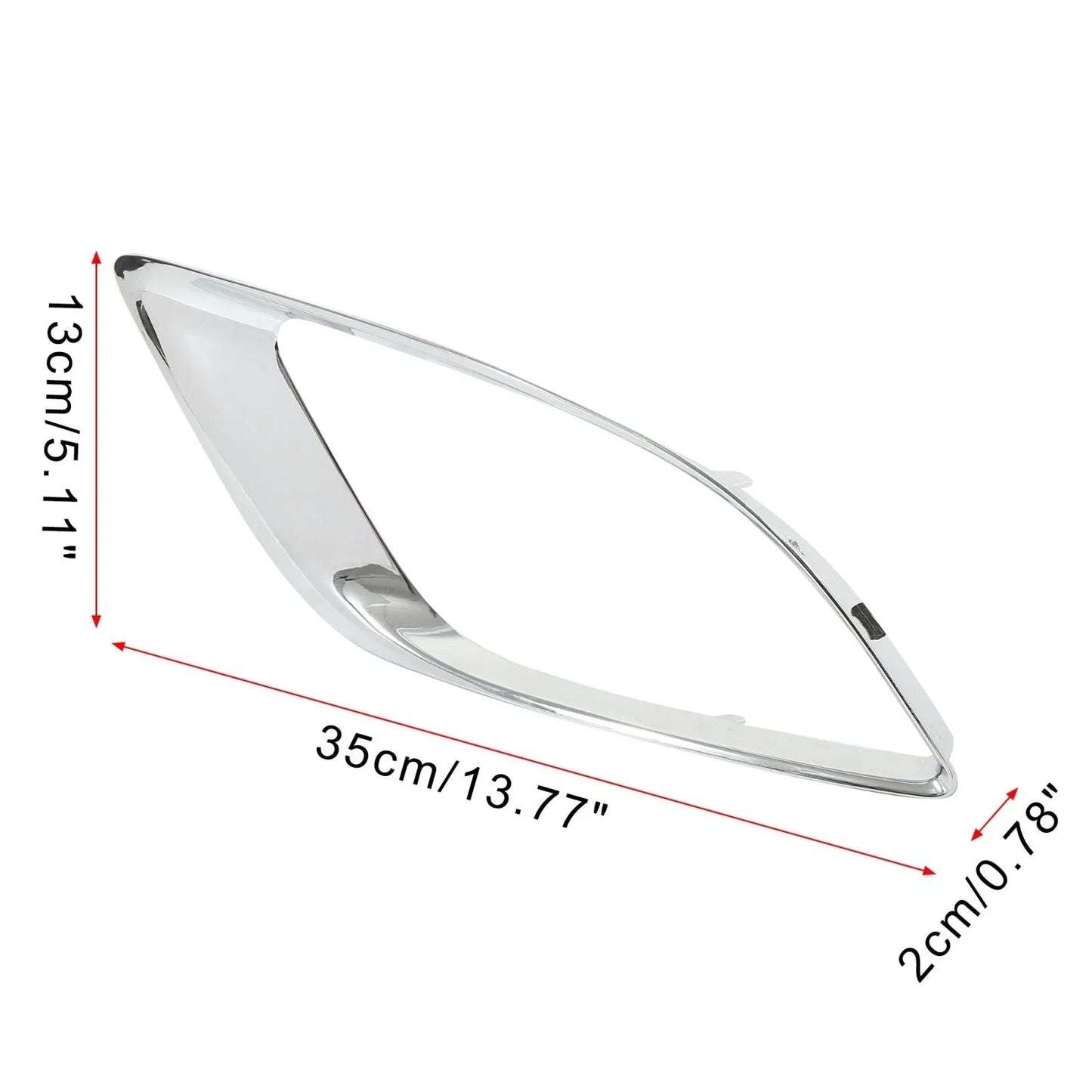 Fog Light Grille Covers for Dodge Durango (2011-2023) - 2 x Left & Right Pair