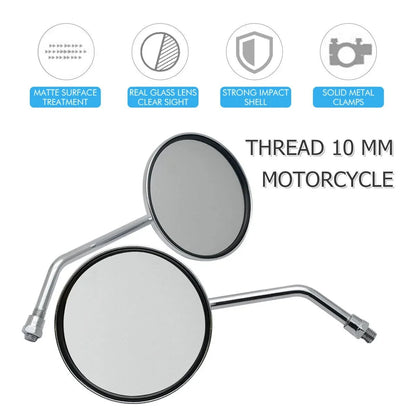 Rear View Mirrors  for Honda CB650 CB750A CB750F CB750K (1971-1982)