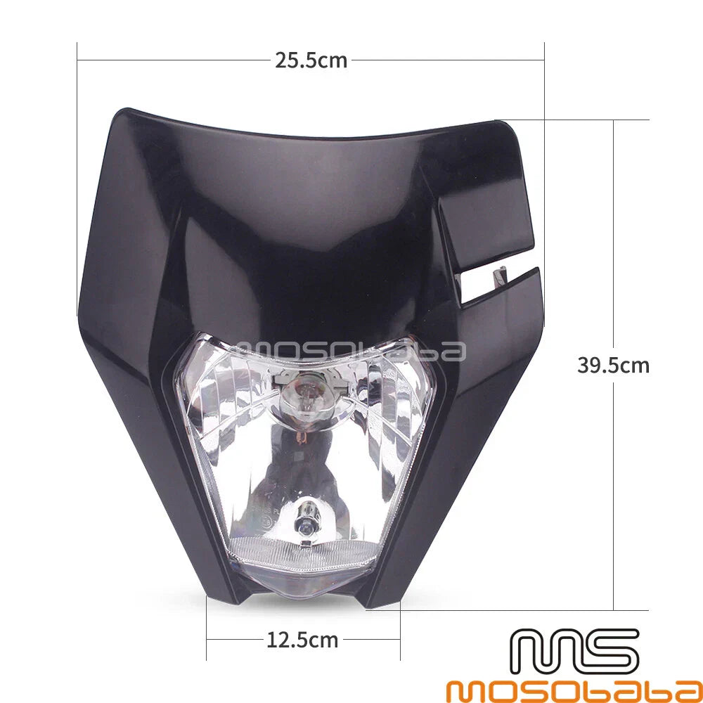 Universal Headlight Fog Light for Yamaha Honda Kawasaki MX Pit Bikes