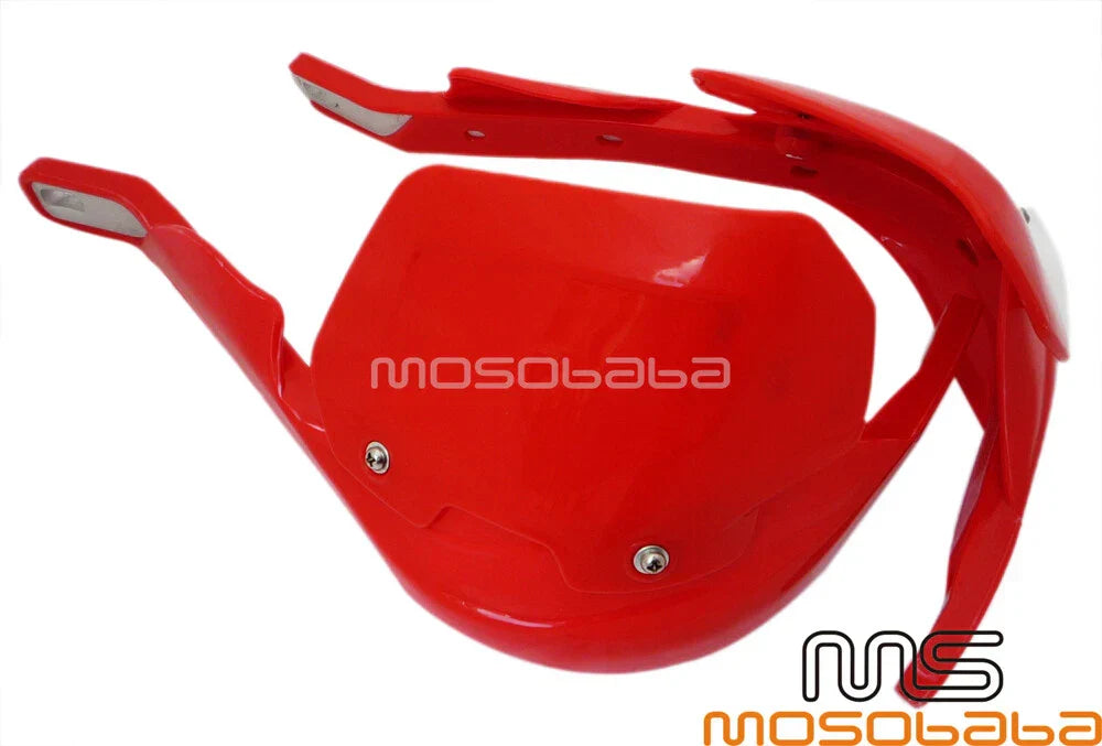 1-1/8" Red Handlebar Handguards for Honda Dirt Bike