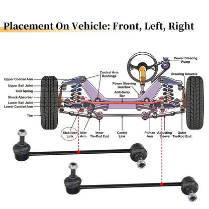 Front Stabiliser Sway Bar Link for BMW 525i (2001 - 2003)