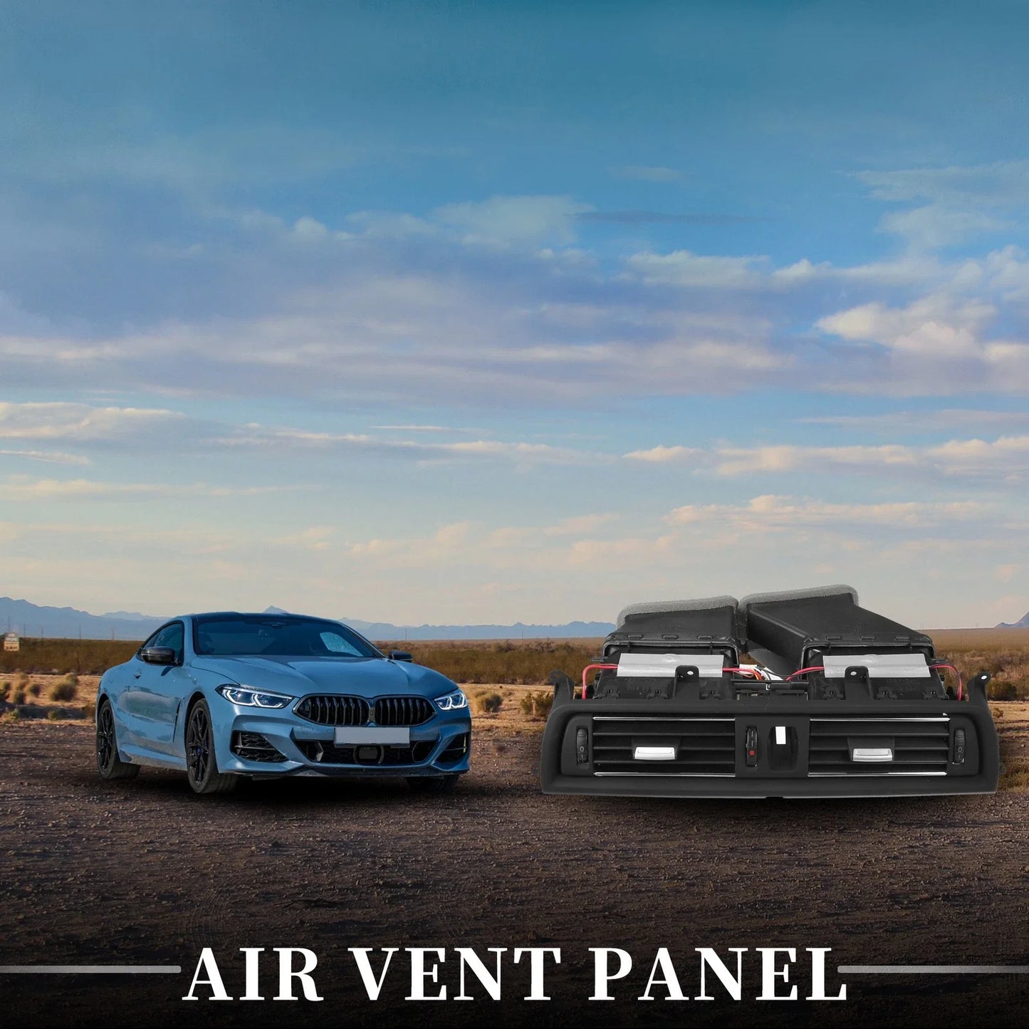 Air Vent Panel for BMW 528i (2011-2016) Grille Black AC