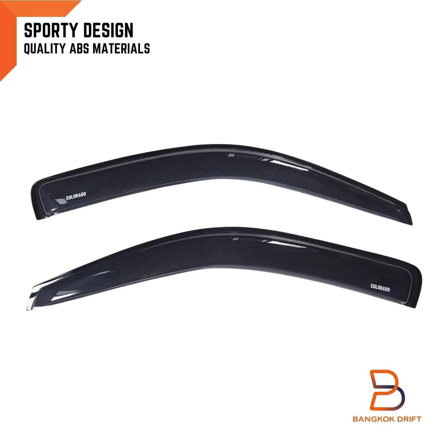 Weathershields Window Visors for Holden Colorado RC Dual Cab Ute (2008-2012)