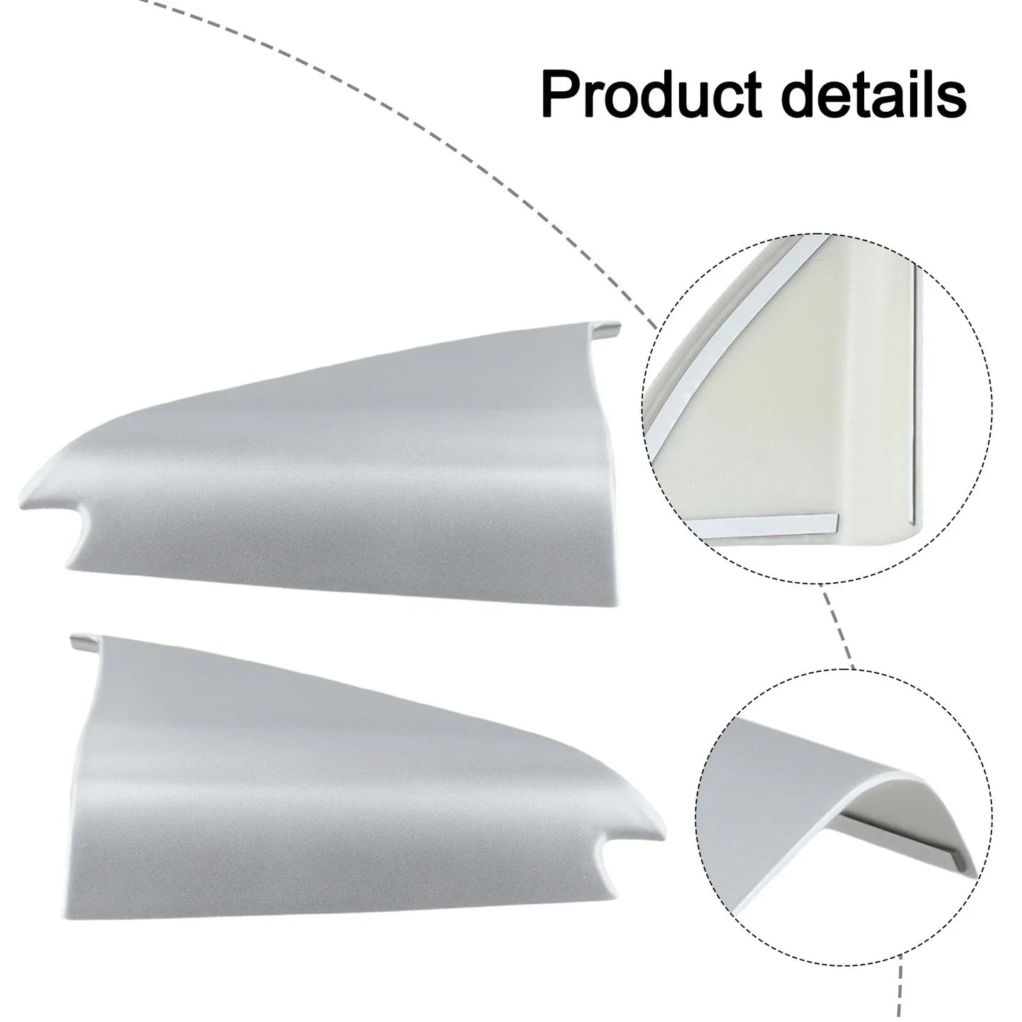 ABS Carbon Fiber A-Pillar Trim for TROC (2018–2022)