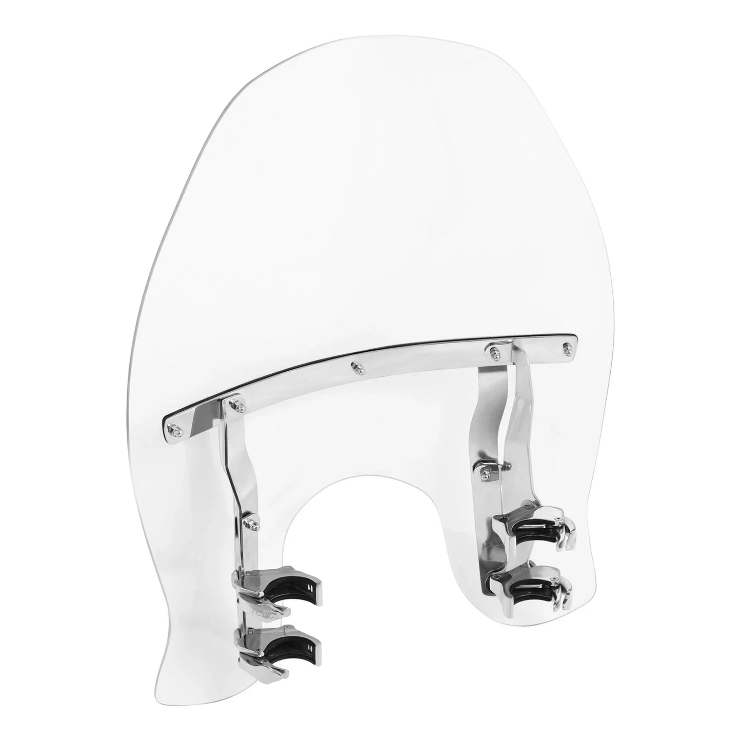 19" Windshield & Clamps for Harley Dyna Low Rider, Street Bob (2006-2017)