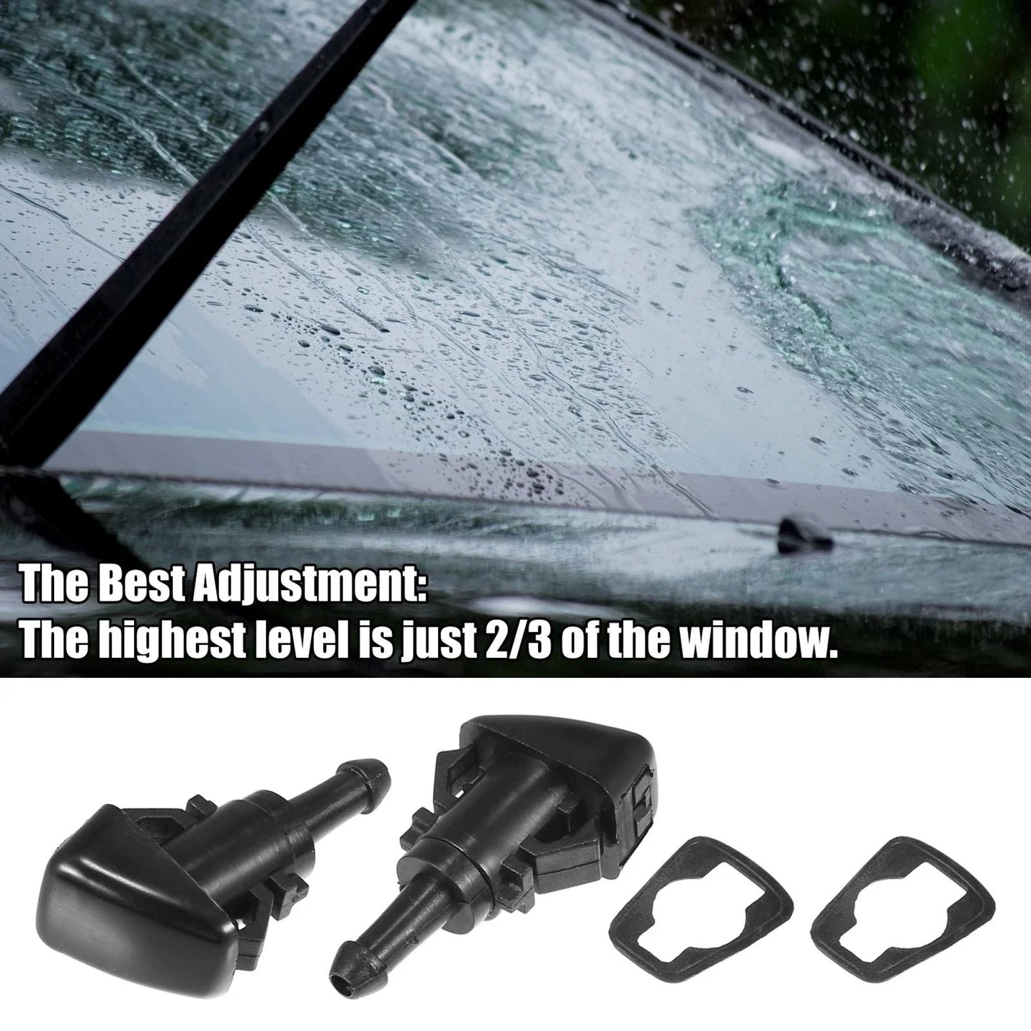 15 x Front Windshield Washer Nozzles for Dodge Avenger (2008-2011)