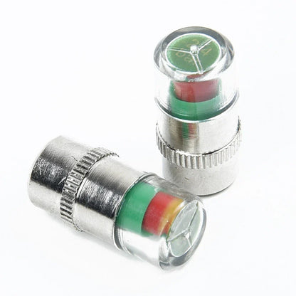 4x Valve Tyre Cap Dust Monitor Tire Pressure 38-32-36 PSI Sensor for Car Auto