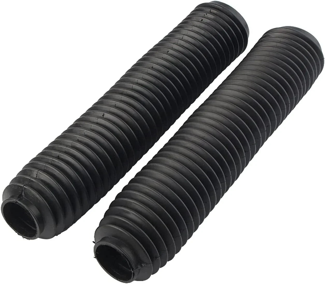 360mm Black Motorcycle Scooter Front Fork Dust Covers