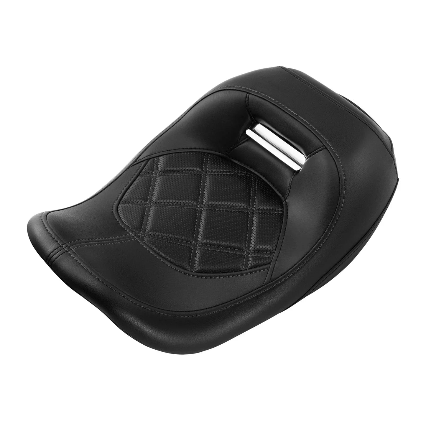 Black Solo Driver Seat for Harley Touring Street Road Glide Baggers (2008-2023)
