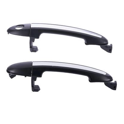2 x Left & Right Outer Door Handle Chrome for Hyundai Santa Fe CM (2006–2012)
