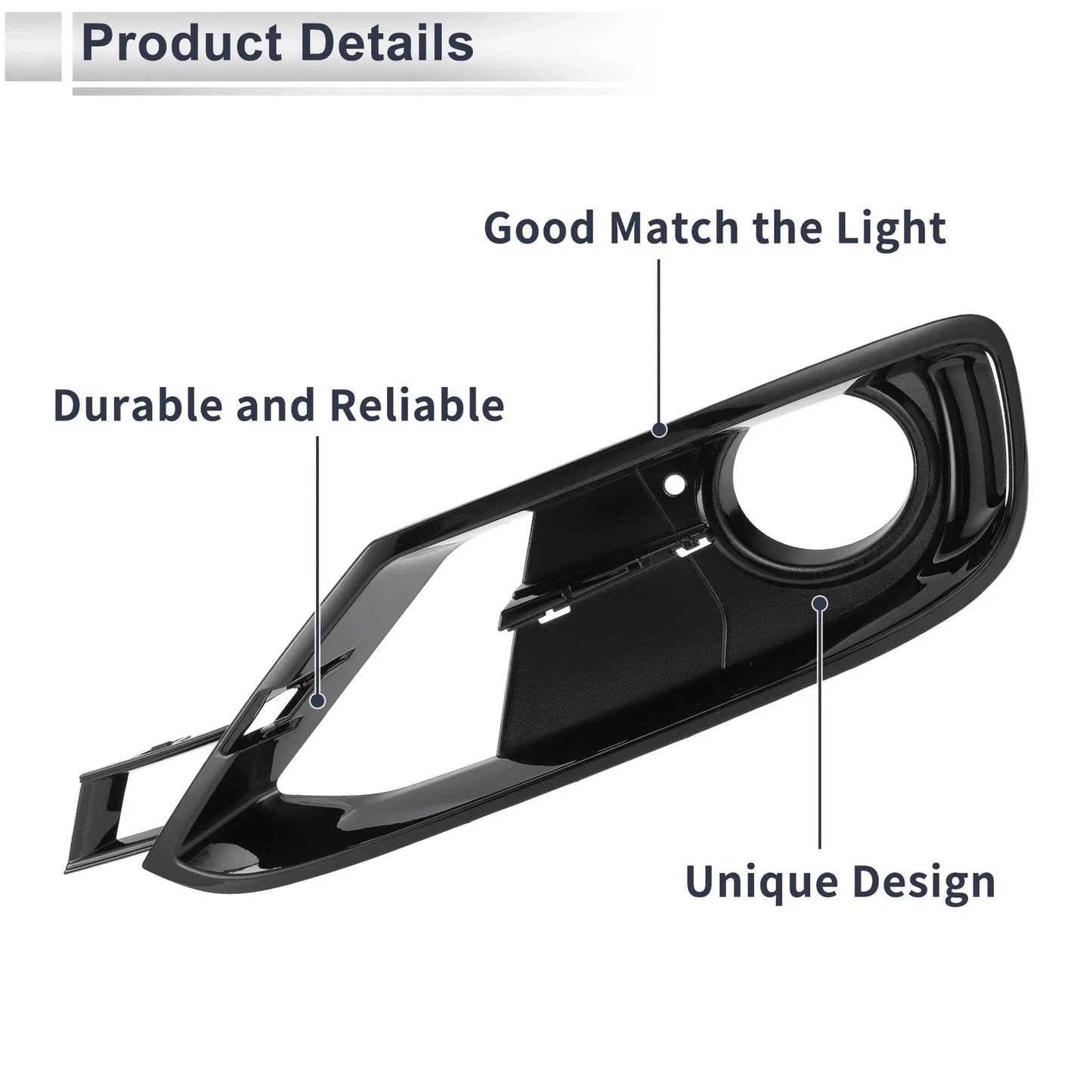 1pc Left Front Fog Light Grill for BMW F30 F31 (2011-2018)