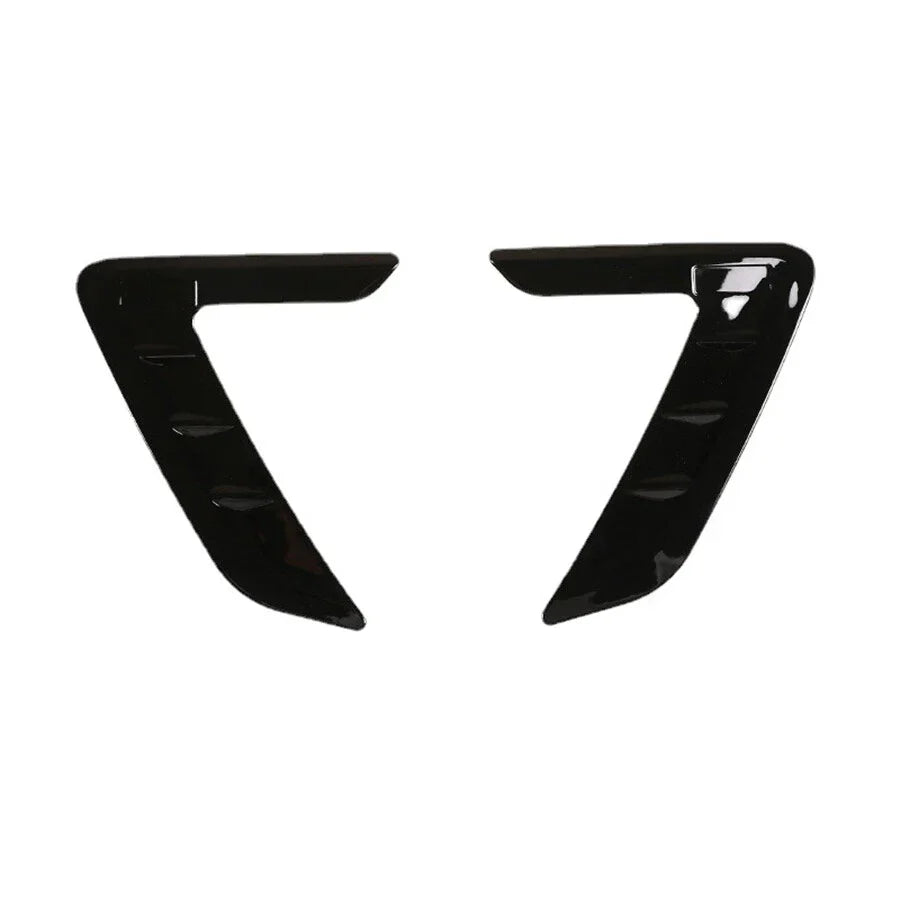 ABS Side Fender Air Outlet Vent Cover Gloss Black for BMW 3-Series (2020-2021)