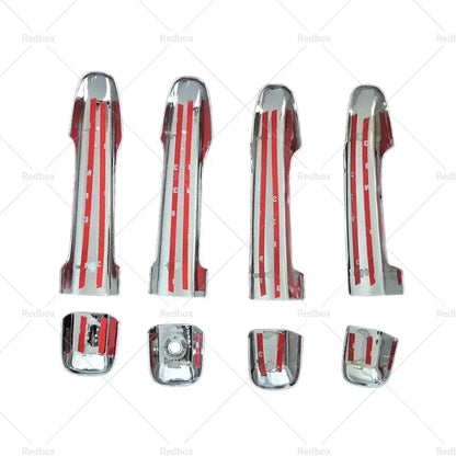 Chrome Door Handle Cover Trim for Toyota Land Cruiser Prado (2009-2023)