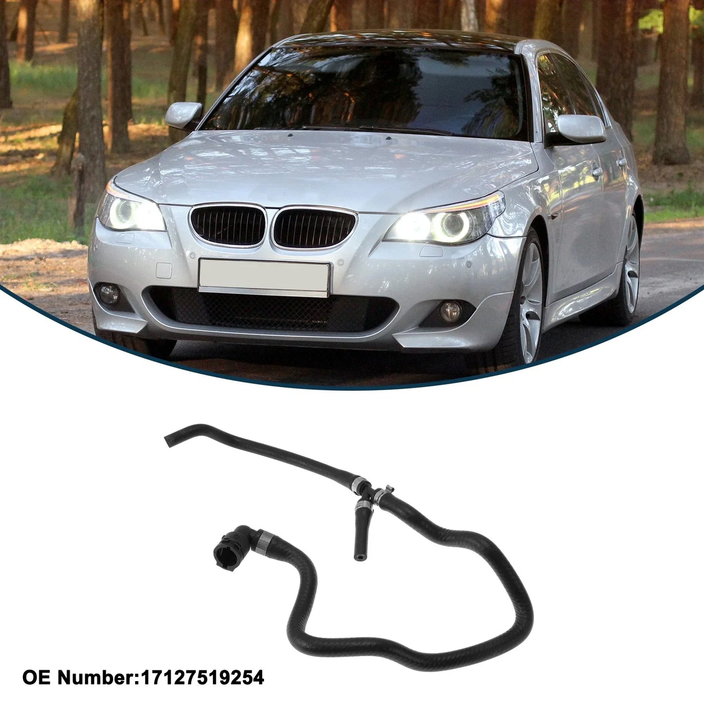 Radiator Hose for BMW 5 Series Rubber Coolant Pipe (2003-2004)