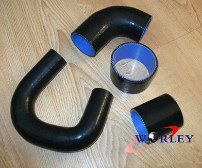 Red Silicone Intercooler Hose for Subaru WRX STI GC8 EJ20 (1998-2000)