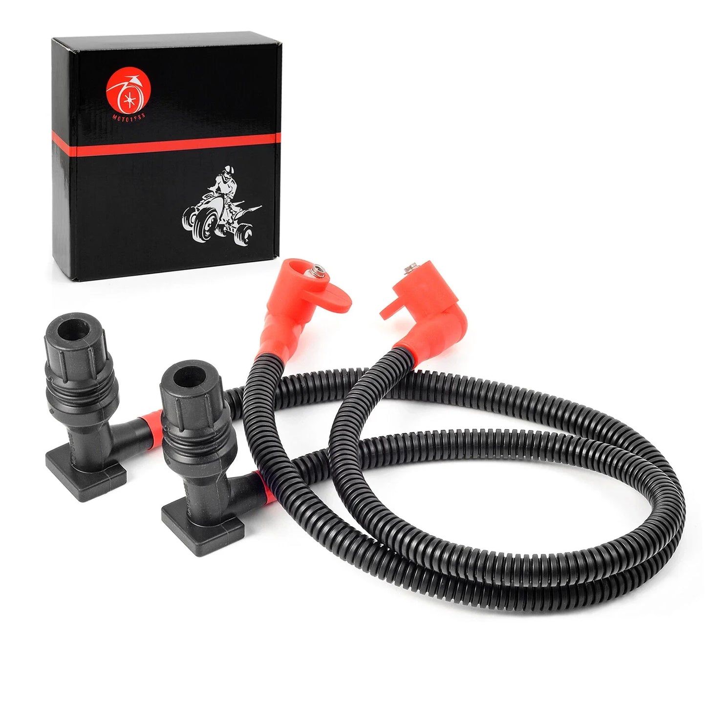 2 x Ignition Coil Spark Plug Wire for Polaris RZR 4 800 (2011–2014)