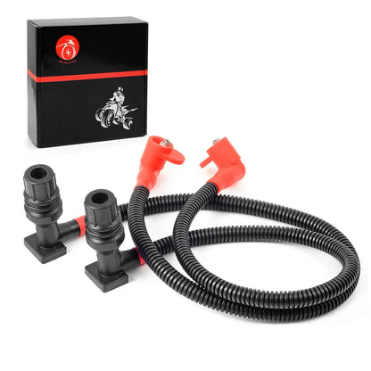 2 x Ignition Coil Spark Plug Wire for Polaris RZR 4 800 (2011–2014)
