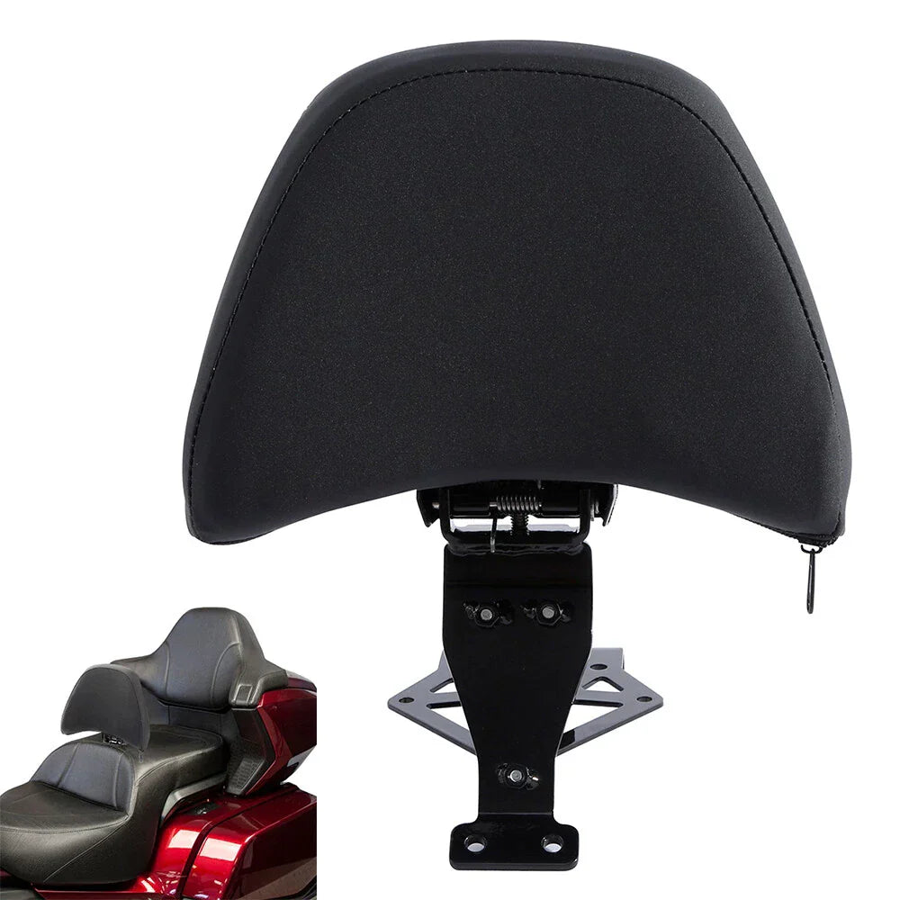 Black Driver Rider Backrest Hardware for Honda Goldwing GL1800 (2018-2025)