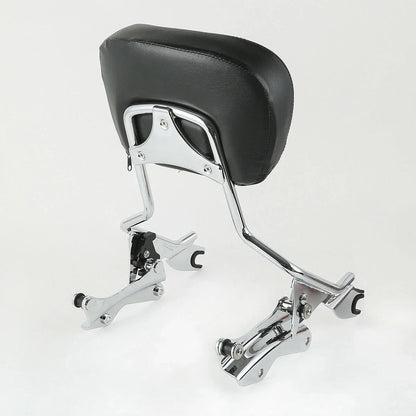 4 Point Docking Hardware Backrest Sissy Bar for Harley Touring FLHT (14-23)
