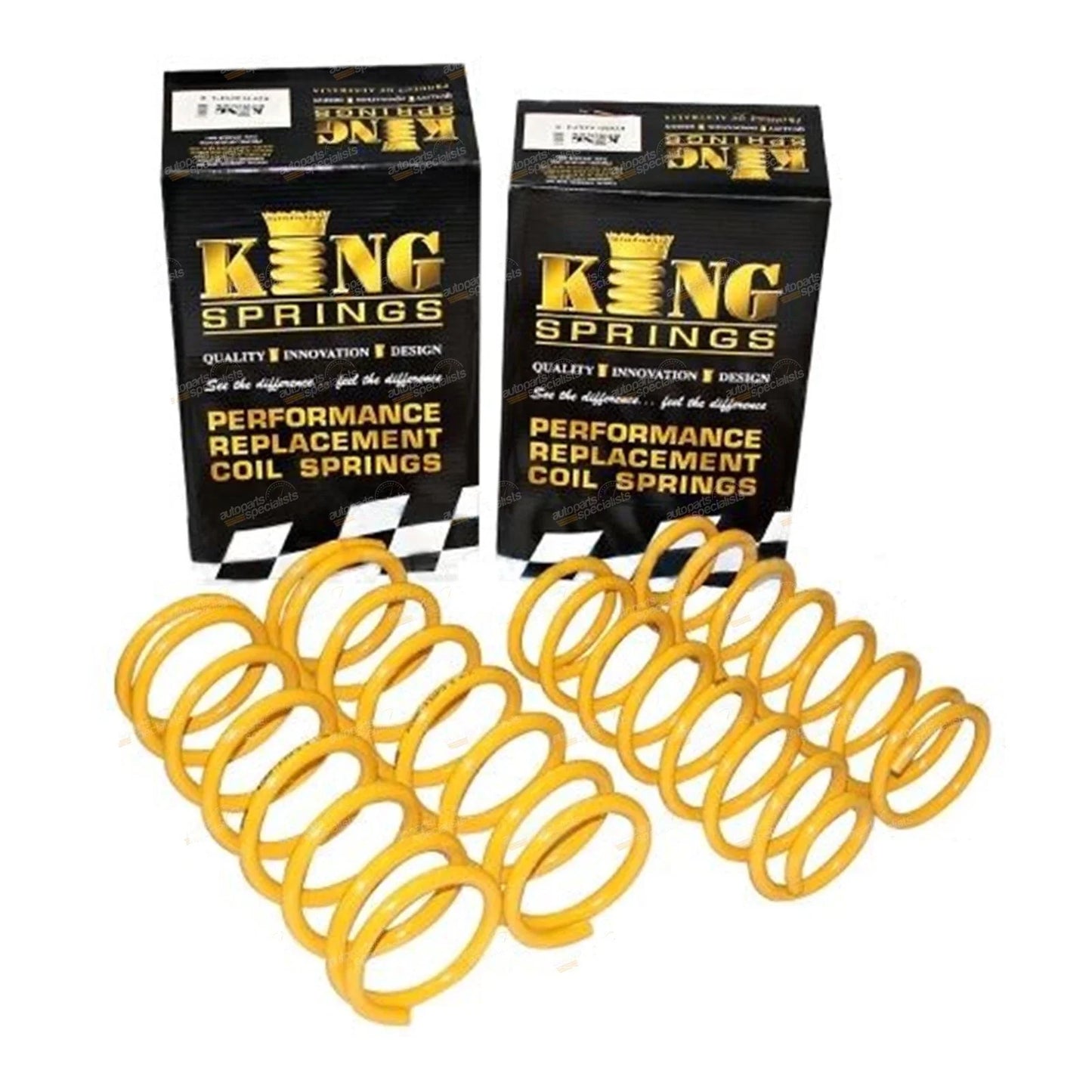 4 x 50mm Coil Springs for Patrol GQ GU Y60 Y61 Wagon King Lift Kit (1987-1997)